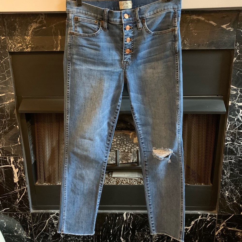 J Crew Vintage Straight Jeans